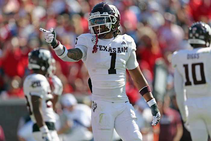 Texas A&M Aggies defensive back Bryce Anderson